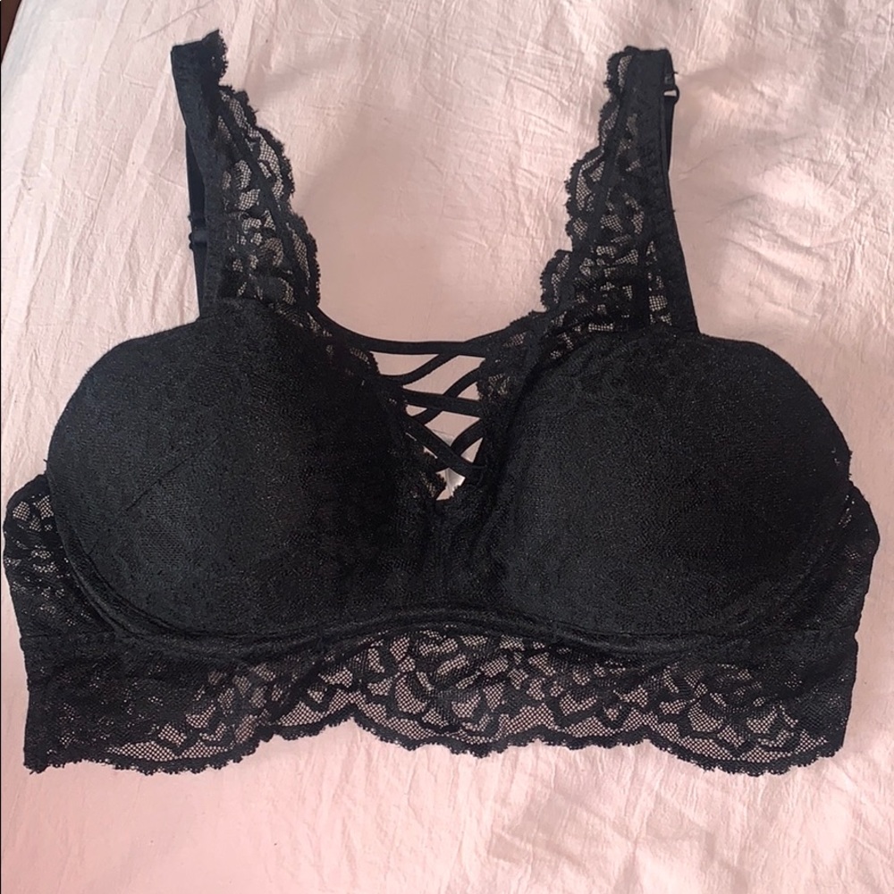 Pink bra
